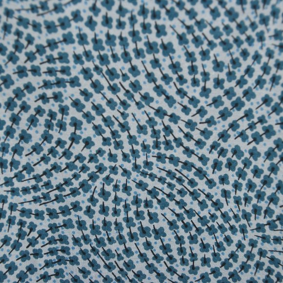 BODEN Blue Floral Knit 'Audrey' Dress sz 12 - Picture 3 of 7